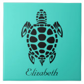 カスタムな種族のウミガメのターコイズ タイル (正面)