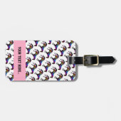 カスタムな競馬馬の荷物のラベル ラゲッジタグ (正面横)