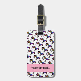 カスタムな競馬馬の荷物のラベル ラゲッジタグ