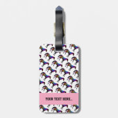 カスタムな競馬馬の荷物のラベル ラゲッジタグ (裏面縦)
