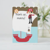 カスタムな精通した海賊は感謝していしています サンキューカード (スタンド正面)
