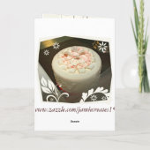 カスタムな結婚式のお祝いの挨拶状 カード (裏面)