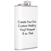 カスタムな結婚式のビニールの包まれたなフラスコ フラスク (右)