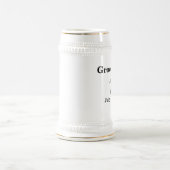 カスタムな結婚式の花婿の付添人ビールステイン ビールジョッキ (中央)