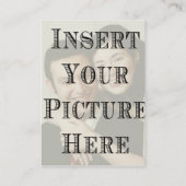 カスタムな結婚式のWebページカード 名刺 (裏面)