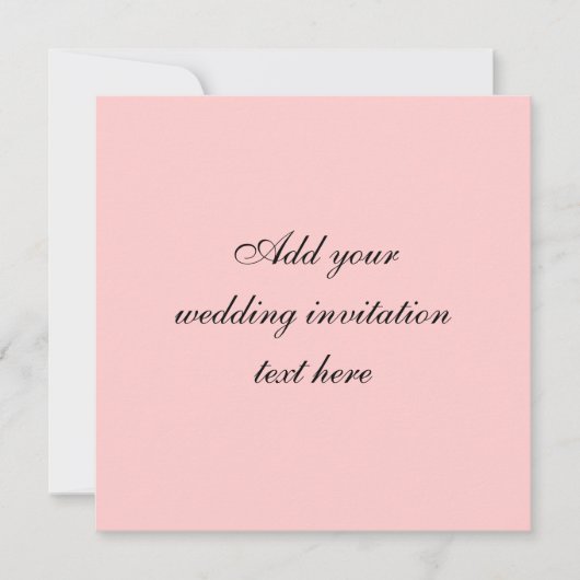 カスタムな結婚式招待状カード 招待状 (正面)