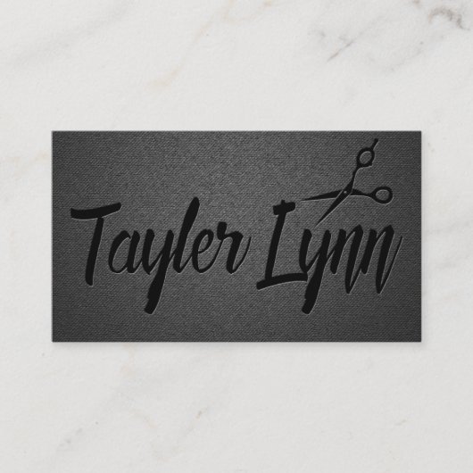 カスタムな美容師の原稿のサロンのアポイントメント#3 予約カード (正面)