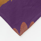 カスタムな色で写真紅葉 フリースブランケット (角)