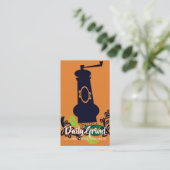 カスタムな色のコショウ挽きのハーブのスパイスの名刺 名刺 (スタンド正面)