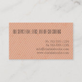 カスタムな色のシェフのナイフはバッジの料理を払います 名刺 (裏面)