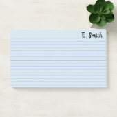 カスタムな色のパーソナライズで大きい青 ポストイット (オフィス)