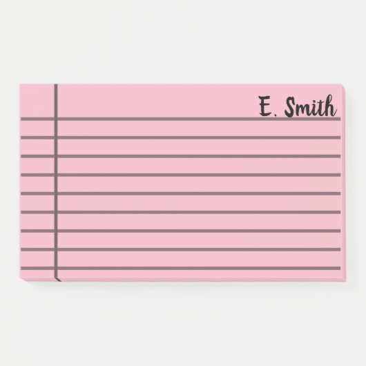 カスタムな色のパーソナライズな大きい ポストイット (正面)