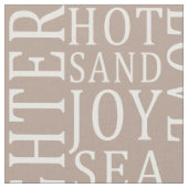 カスタムな色のビーチハウスの生地 ファブリック (クローズアップ)