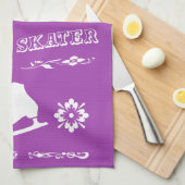 カスタムな色のフィギュアスケートのワイプタオル キッチンタオル (四つ折り)