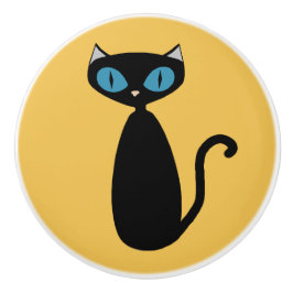 カスタムな色のモダンな猫-キャビネットのノブ セラミックノブ