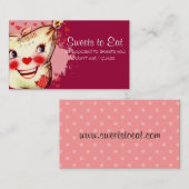 カスタムな色のヴィンテージの砂糖袋ベーキングのパン屋 名刺 (正面/裏面)