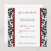 カスタムな色の保存日付カード セーブザデート (正面/裏面)