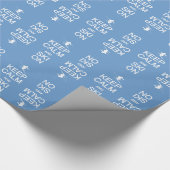 カスタムな色の包装紙の平静及びスキーを保って下さい ラッピングペーパー (角)