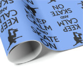 カスタムな色の包装紙の平静及びスケートを保って下さい ラッピングペーパー (ロールコーナー)