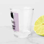 カスタムな色の花婿の付添人はギフト感謝していしています ショットグラス (右)