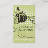 カスタムな色の裁縫の概念の針差しのはさみ 名刺 (正面)