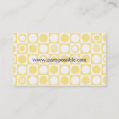 カスタムな色の食べ物の道具シェフのケータリングカード 名刺 (裏面)