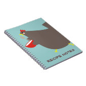 カスタムな色の鶏の混合ボールの料理のノート ノートブック (右側)