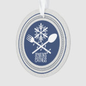 カスタムな色は食べ物のクリスマスのオーナメントに味をつけます オーナメント (正面)