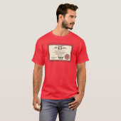 カスタムな色15年の雇用サービス局賞 Tシャツ (正面フル)