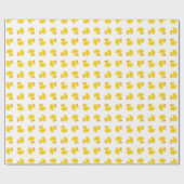 カスタムな色、ゴム製アヒル ラッピングペーパー (フラット)