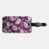カスタムな花の荷物のラベル ラゲッジタグ (裏面横)