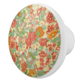 カスタムな花の陶磁器のドアノブ セラミックノブ (右)