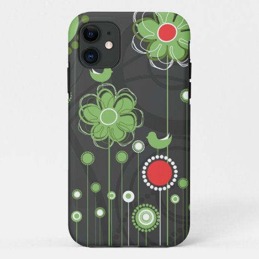 カスタムな花のiPhone 5の場合 Case-Mate iPhoneケース (裏面)