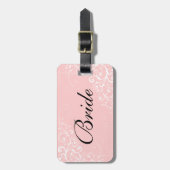 カスタムな花嫁の荷物のラベル ラゲッジタグ (正面縦)