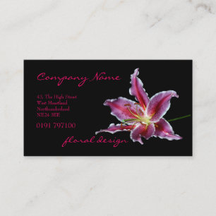 カスタムな花屋の名刺 名刺