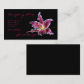 カスタムな花屋の名刺 名刺 (正面/裏面)