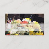 カスタムな花屋/他のビジネスカード 名刺 (裏面)
