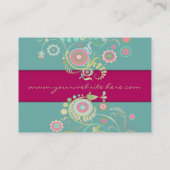 カスタムな花屋/他のビジネスカード 名刺 (裏面)