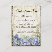 カスタムな茶コーヒー専門店のエレガントな名刺 名刺 (裏面)