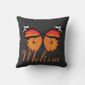 カスタムな蝶 クッション (裏面)