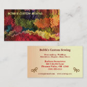 カスタムな裁縫の名刺 名刺 (正面/裏面)