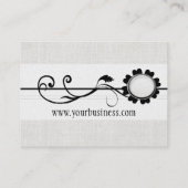 カスタムな裁縫婦のテーラーかヴィンテージの名刺 名刺 (裏面)