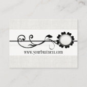 カスタムな裁縫婦のテーラーかヴィンテージの名刺 名刺 (裏面)