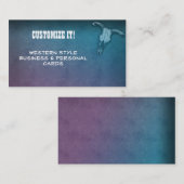 カスタムな西部のスタイルビジネス及び個人的なカード 名刺 (正面/裏面)