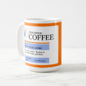 カスタムな規定のコーヒー・マグ コーヒーマグカップ (正面左)