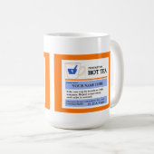 カスタムな規定の茶マグ コーヒーマグカップ (正面右)