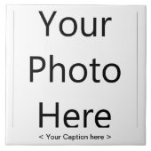 カスタムな誕生か記念するタイル(6"陶磁器x6") タイル (正面)