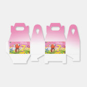 カスタムな誕生会箱の女の子Lil 7 yrsの」てんとう虫 フェイバーボックス (折り畳みなし)