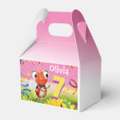 カスタムな誕生会箱の女の子Lil 7 yrsの」てんとう虫 フェイバーボックス (正面サイド)