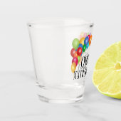 カスタムな誕生日の打撃 ショットグラス (左)